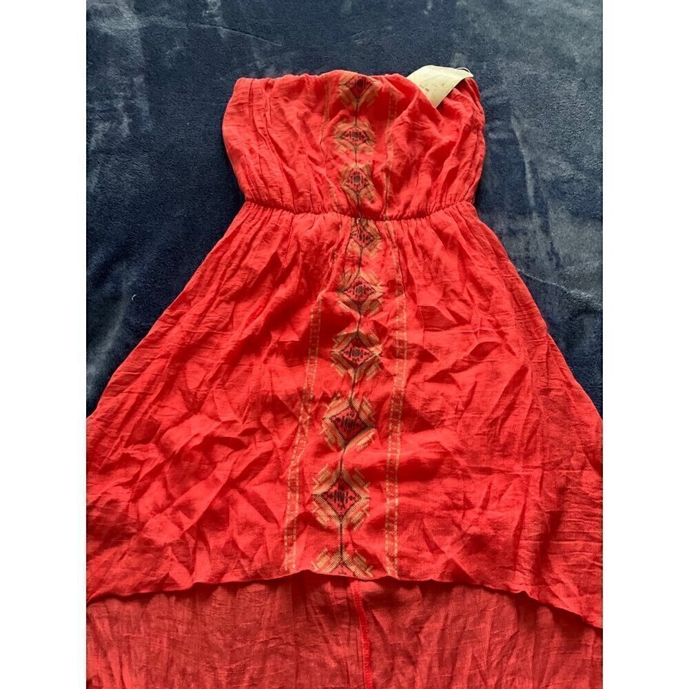 Trixxi Women’s Hi Low Tube Coral Dress Size Medium - Picture 9 of 10
